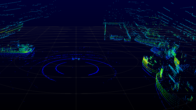 A Lidar point cloud presentation from Aurajoki surroundings in Turku, Finland.